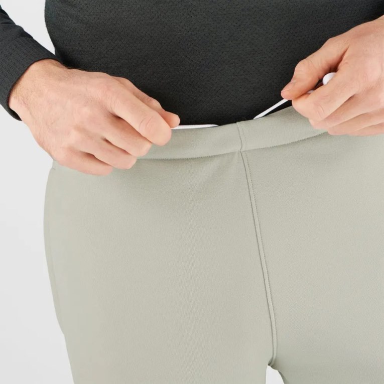 Pantalones Deportivos Salomon Essential Warm Fleece Hombre Grises Claro | MX CDYV379